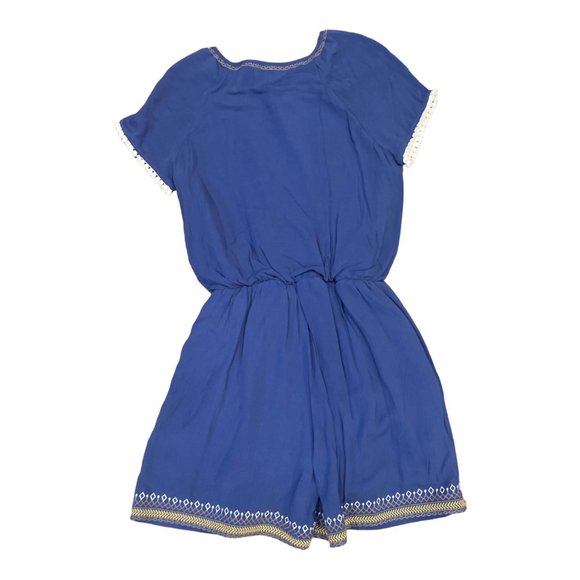 Spencer Jeremy Indigo Blue Romper Shorts, Size 4 - Picture 5 of 9